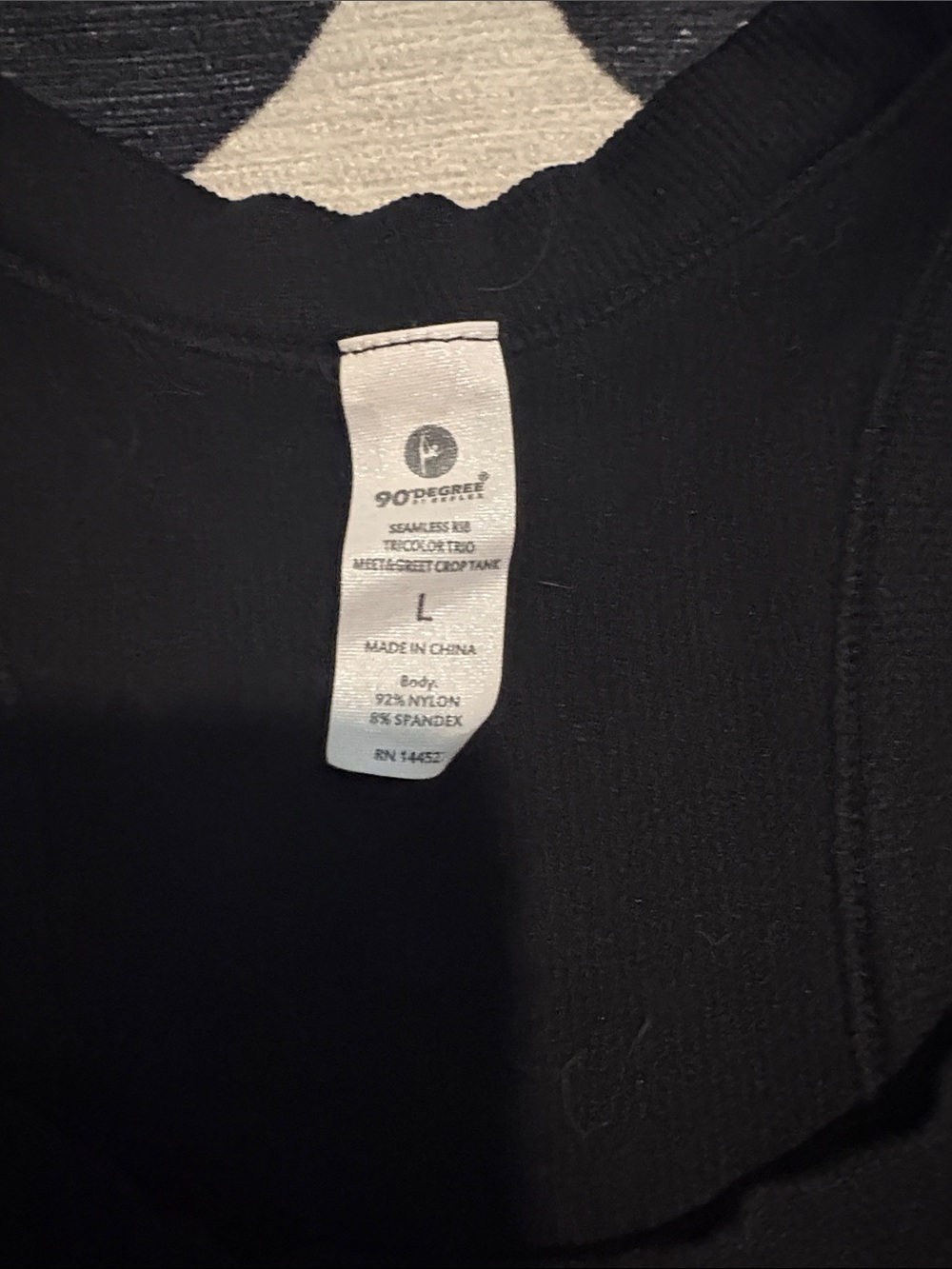 Black Women's Racerback Tank Top - Essential Layering Style - Picture 2 of 2